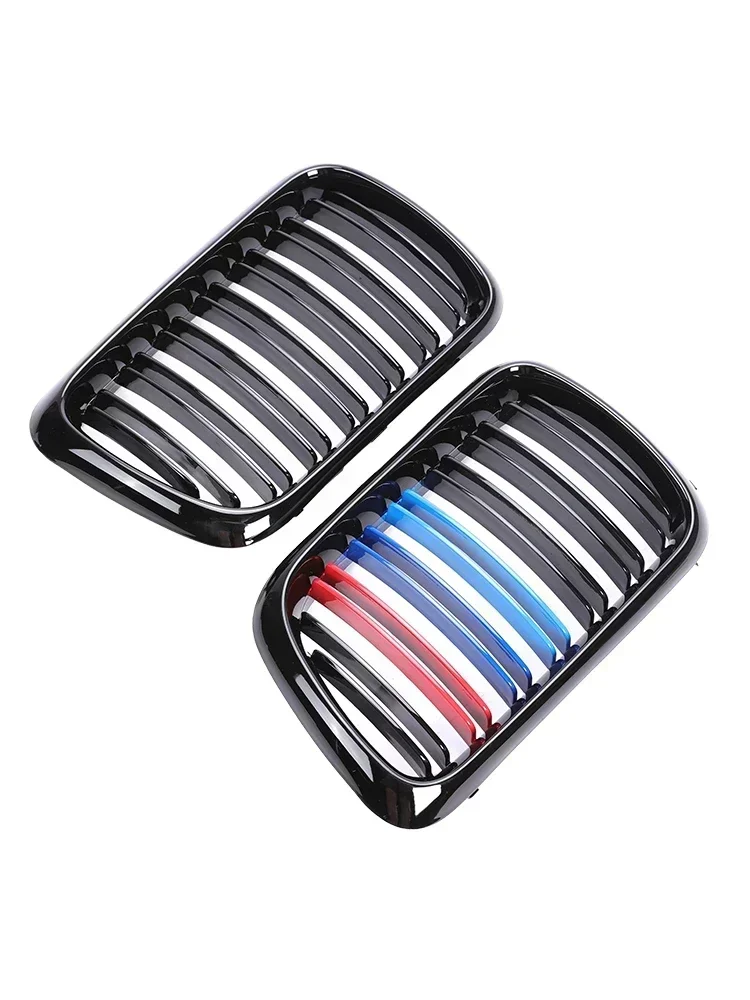 For BMW 3 Series E36 1997-1999 Front Bumper Racing Grille Kidney Inside Facelift M Color Grills Cover 325i 320i 328i 318i