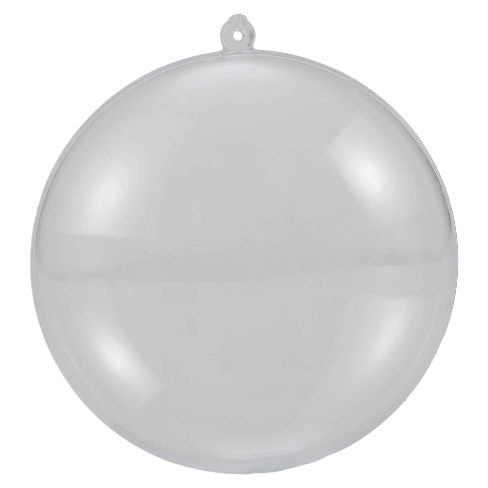 Reusable Plastic Christmas Ball Transparent Decoration Ornament 10 PCS Diameter 7/9/11 cm Opening and Closing Design Usage
