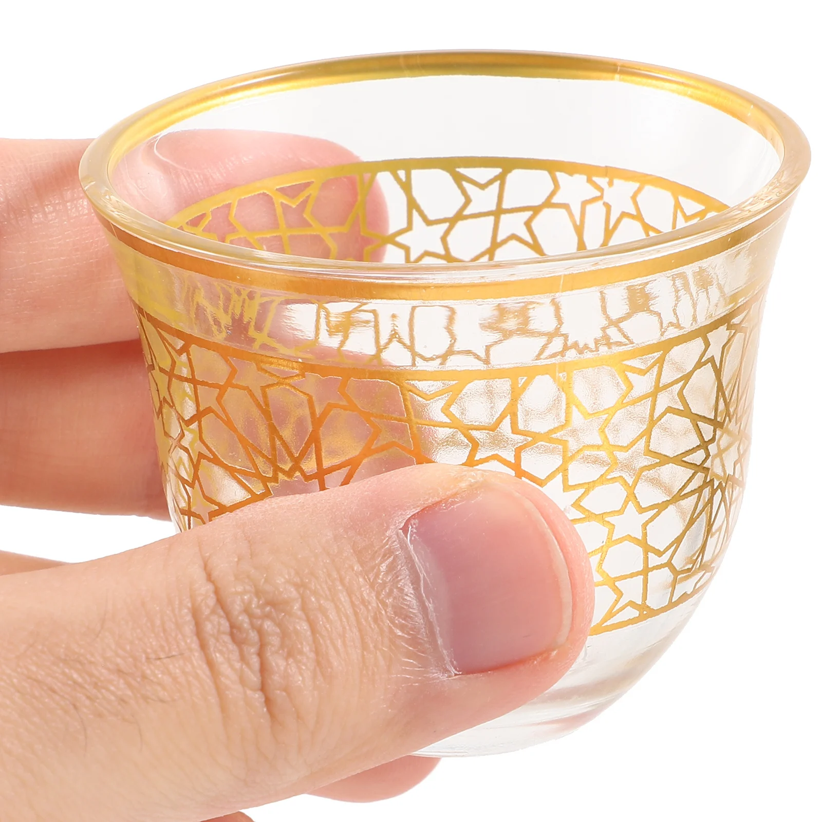 

1Set Glass Milk Cup with Saucer 200ml Lightweight Tea Water Beverage Decorative Cup Cappuccino Cups Coffee Cups Set