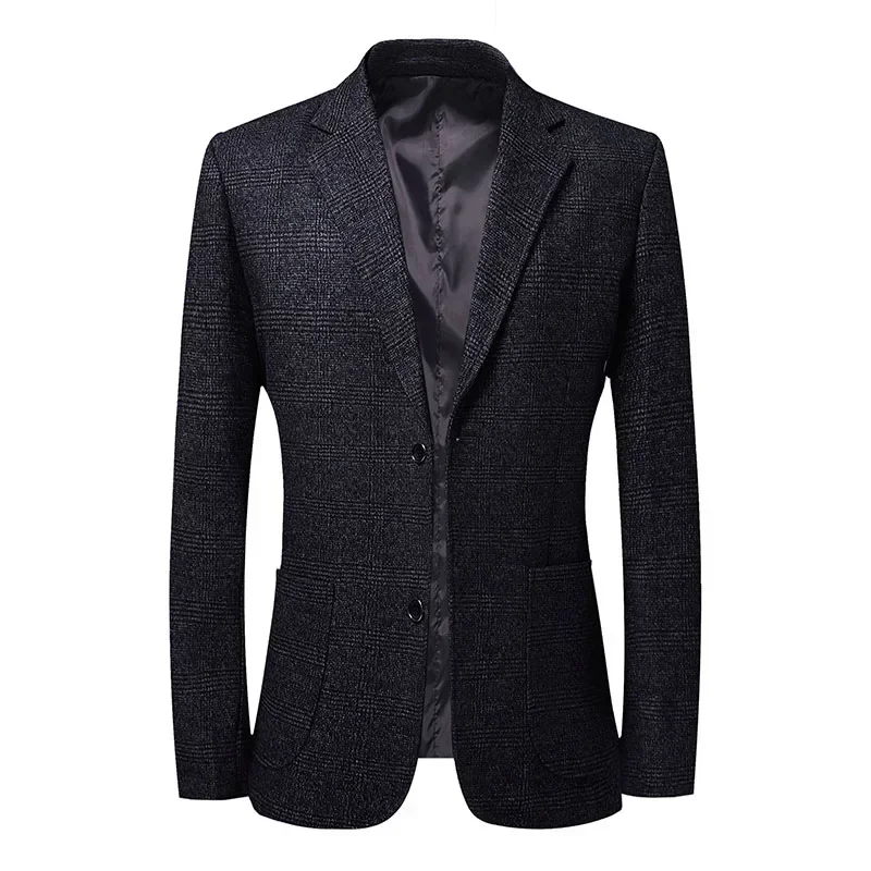 

High Quality Blazer Men Italian Style High-level Simple Business Casual Elegant Fashion Gentleman Suit Jacket Professional Wear