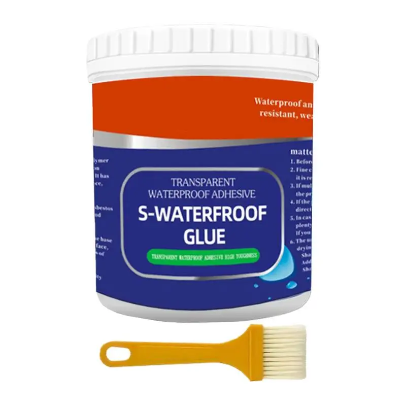 

Waterproof Sealant 300g Adhesive For Interior And Exterior Walls Invisible Adhesive Glue For Strong Leakage Prevention Brush