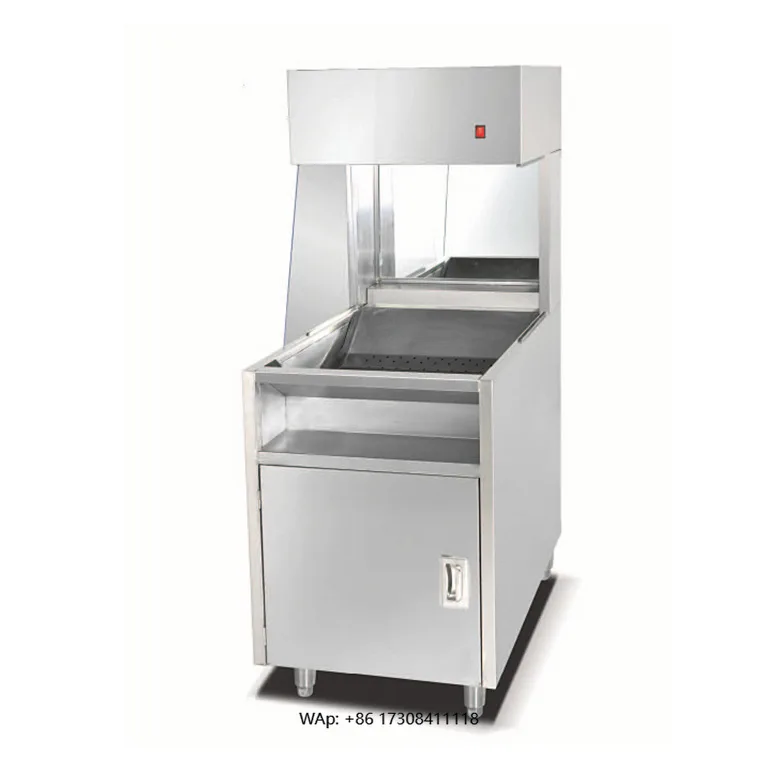 

Electric French fries heater KFC style 5kg capacity 60-80 degrees Celsius adjustable rack fast food restaurant buffet burger res
