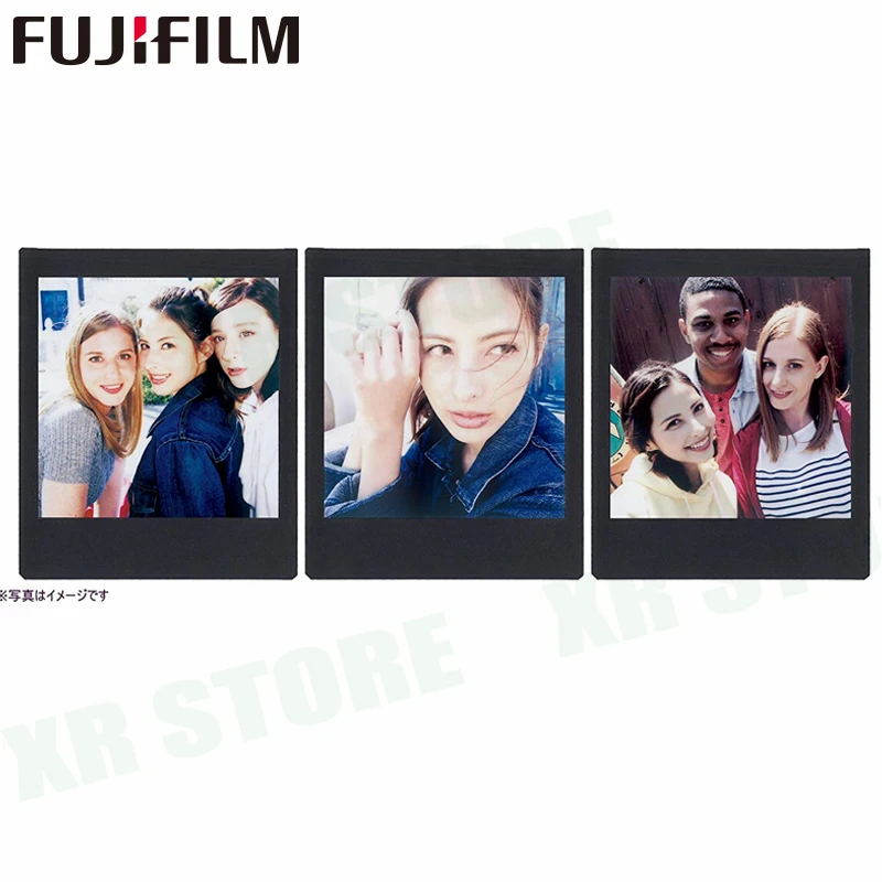 10-100 Sheets Fujifilm Instax Mini Square Film White/Black Edge Photo Paper For Instax Camera SQ10 SQ6 SQ20 Share SP-3 Printer