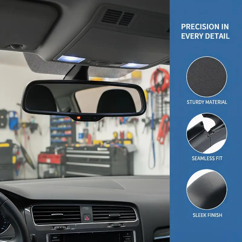 Golf 7 MK7 Anti Glare Rearview Mirror Fixing Frame High Quality Rain Sensor Base Bracket for Auto Interior Upgrade Parts