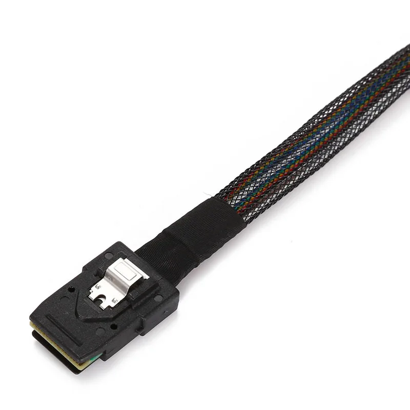 1m/50cm Mini SAS SFF 8087 to 8087 Male to Male Transfer Server Hard Disk Data Cable Converter Adapter Cord SATA SCSI 12G