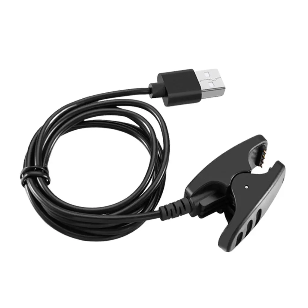 Watch Charging Cable Portable Charger Power Protection USB Accessory for Suunto Ambit 1 2 3 Rechargeable 1M Black