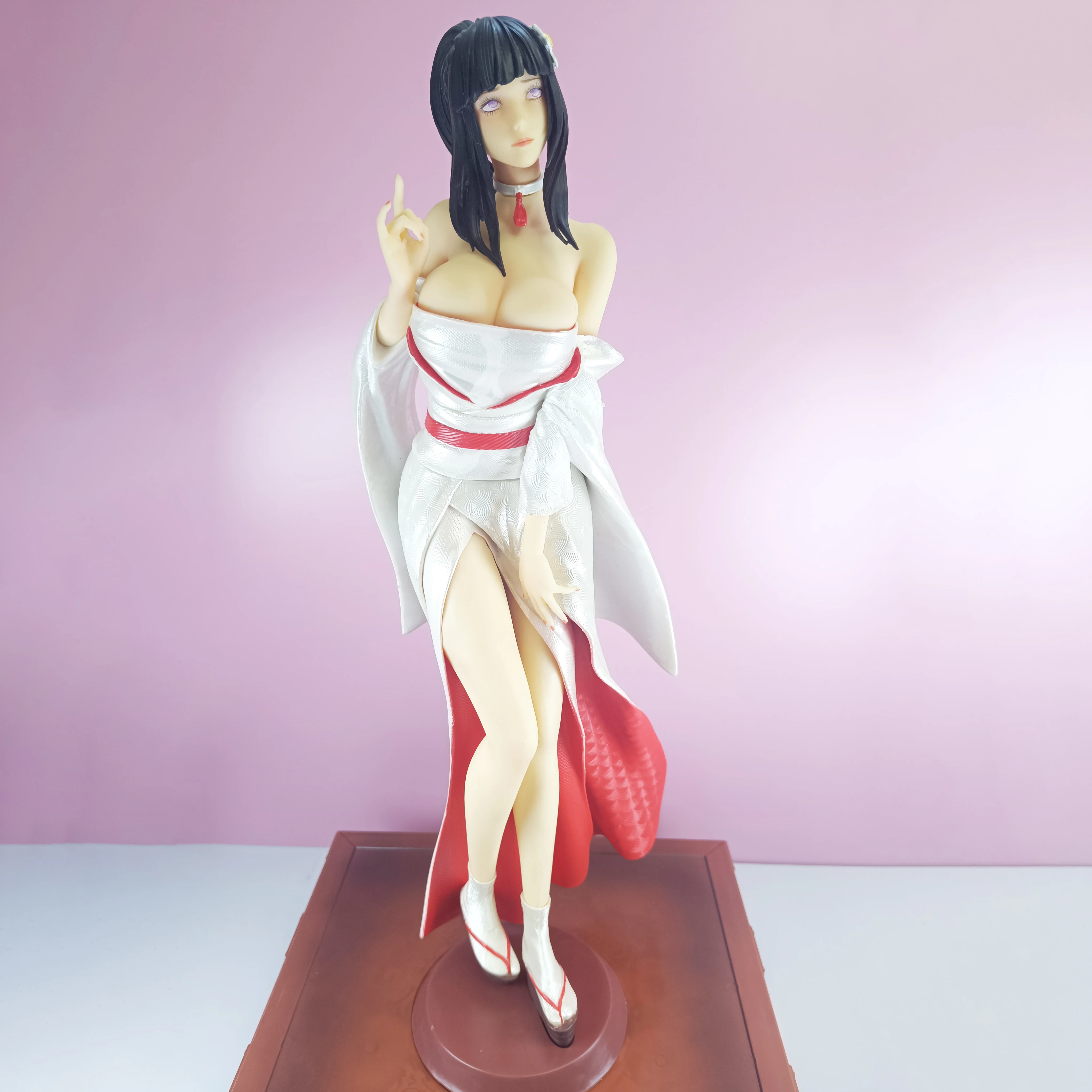 ฟิกเกอร์อนิเมะนารูโตะ ขนาด 56 ซม. ชุดกิโมโน ฮิวกะ โมเดลตุ๊กตาสะสม ของเล่น ของขวัญ