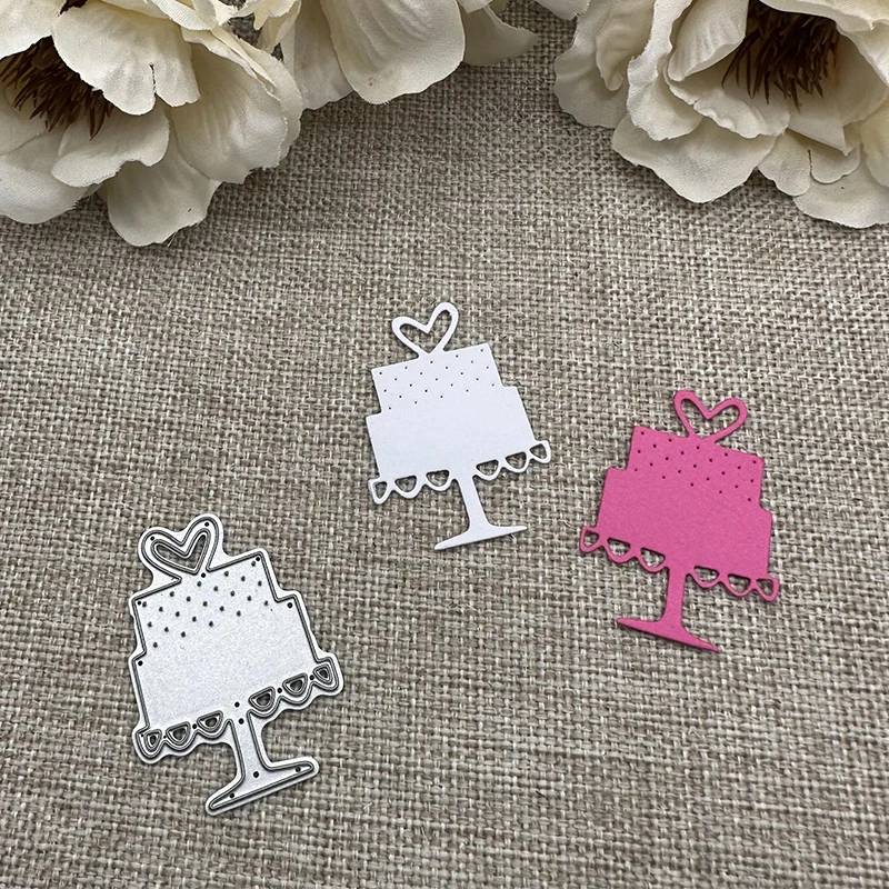 

Heart cake decoration Metal Cutting Dies Stencils For DIY Scrapbooking Decorative Handcraft Die Cutting Template Mold