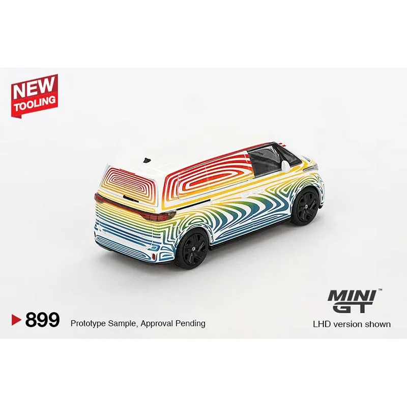 **Preprzedaż ** MINIGT 899 1:64 ID BUZZ Prototyp Rainbow Diecast Model Collection Toys