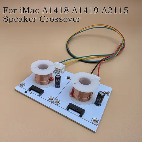 1Pair For Imac A1419 Speaker 2 Way Treble Bass Crossover Audio Tweeter Woofer Filter Frequency Divider