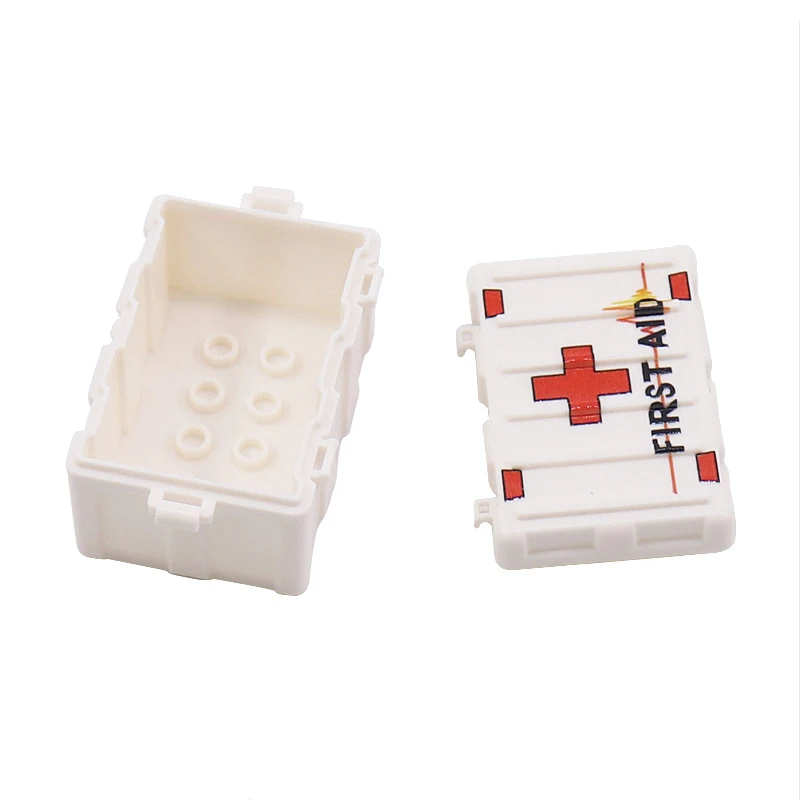 MOC Military Figure Accessories Building Blocks Foldable cover Weapon Box medical kit Military Scene Equipment Bricks Toys Gifts