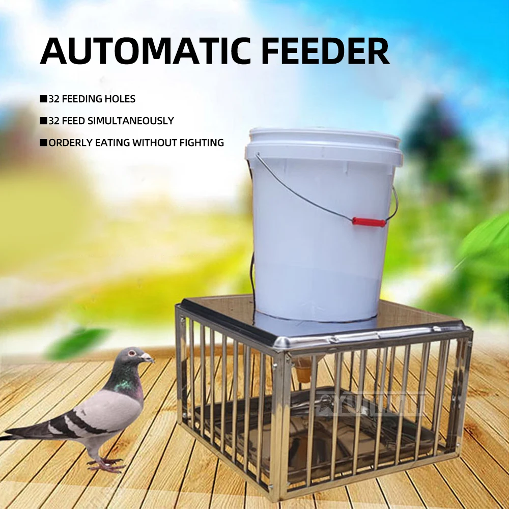 

Automatic Pet Feeder Birds Food Dispenser Smart Timing Control Pet Feeder For Pigeon Chicken Duck Feed Dry Food 220V 20L