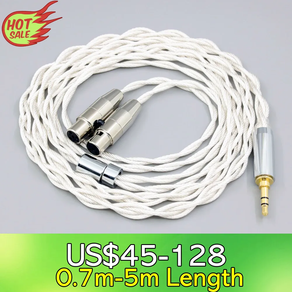 

LN008141 Graphene 7N OCC Silver Plated Type2 Earphone Cable For Audeze LCD-3 LCD-2 LCD-X LCD-XC LCD-4z LCD-MX4 LCD-GX lcd-24