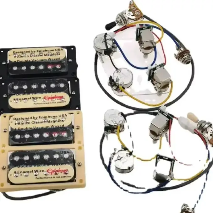 l-p-standard-humbucker-pickups-4c-with-push-pull-wiring-harness-for-gift-guitar-pickups