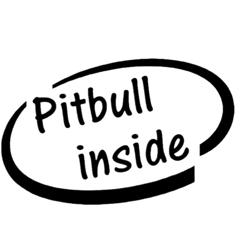 

Наклейка для украшения автомобиля ДЛЯ Pit Bull внутри Pitbull, наклейка, наклейка для автомобиля, грузовика, внедорожника, фургона, ноутбука, окно 20 см, ПВХ KK
