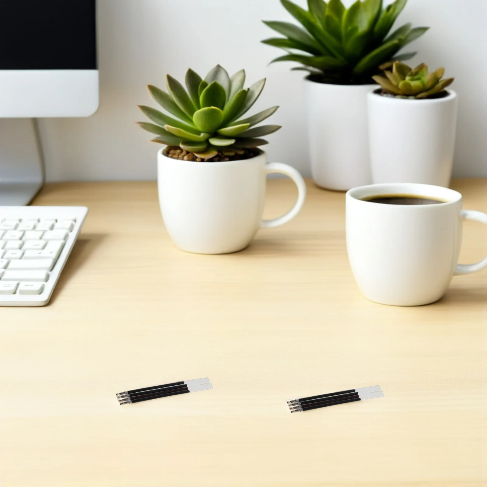 40 قطعة أربعة ألوان عبوات أقلام حبر جاف 0.7 مللي متر السلس الكتابة استبدال الحبر ل انقر أقلام مكتب المدرسة السفر استخدام متعدد الألوان