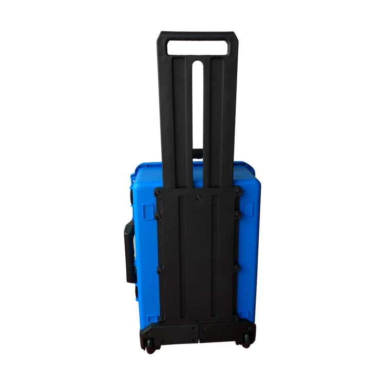 Tricases-caja de herramientas de plástico duro, resistente al agua IP67, a prueba de golpes, a prueba de polvo, M2620 con espuma EVA personalizada, color azul de fábrica