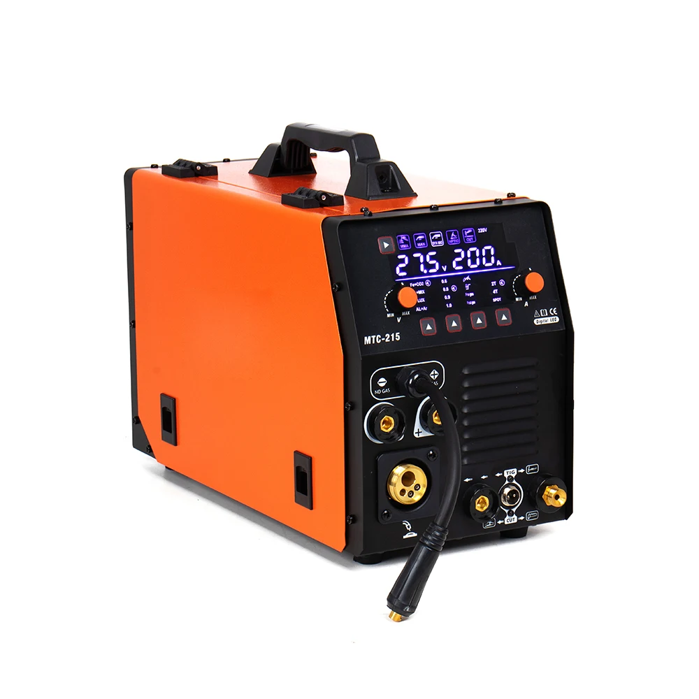 Welding Machine 5 in 1 Gasless MIG Pulse MMA Lift Welding Machine for Carbon Steel/Stainless Steel 0.8-1.0mm Solid Wire