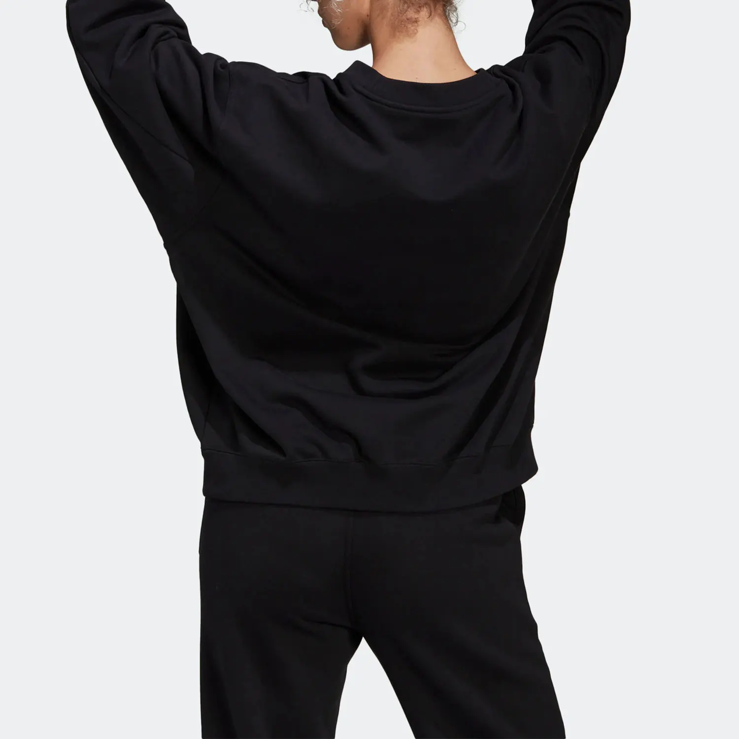 Adidas genuine clover new women's round neck minimalist sports sweatshirt H11393