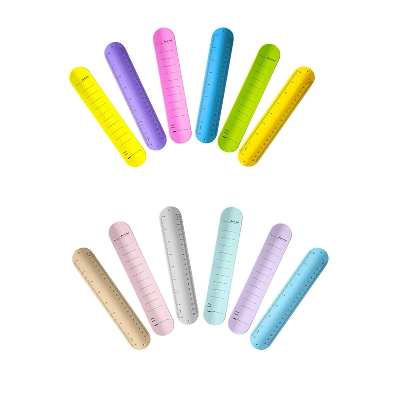 SCLS 6 Pcs Nurse Silicone Bracelet To Do List Slap Silicone Reminder Bracelet 9.4X1.8In Reusable Wearable Wrist