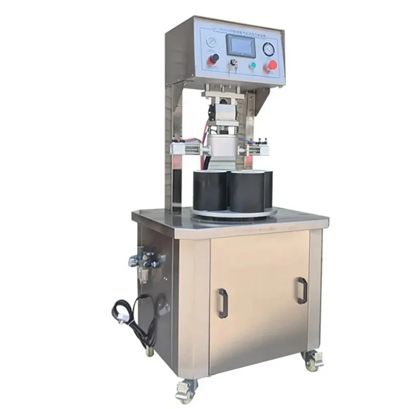 2026 hot sale Vertical Glass Bottles Jars Cans Vacuum Capping Machine/ Automatic Chili Sauce Glass Bottle Vacuum Capper
