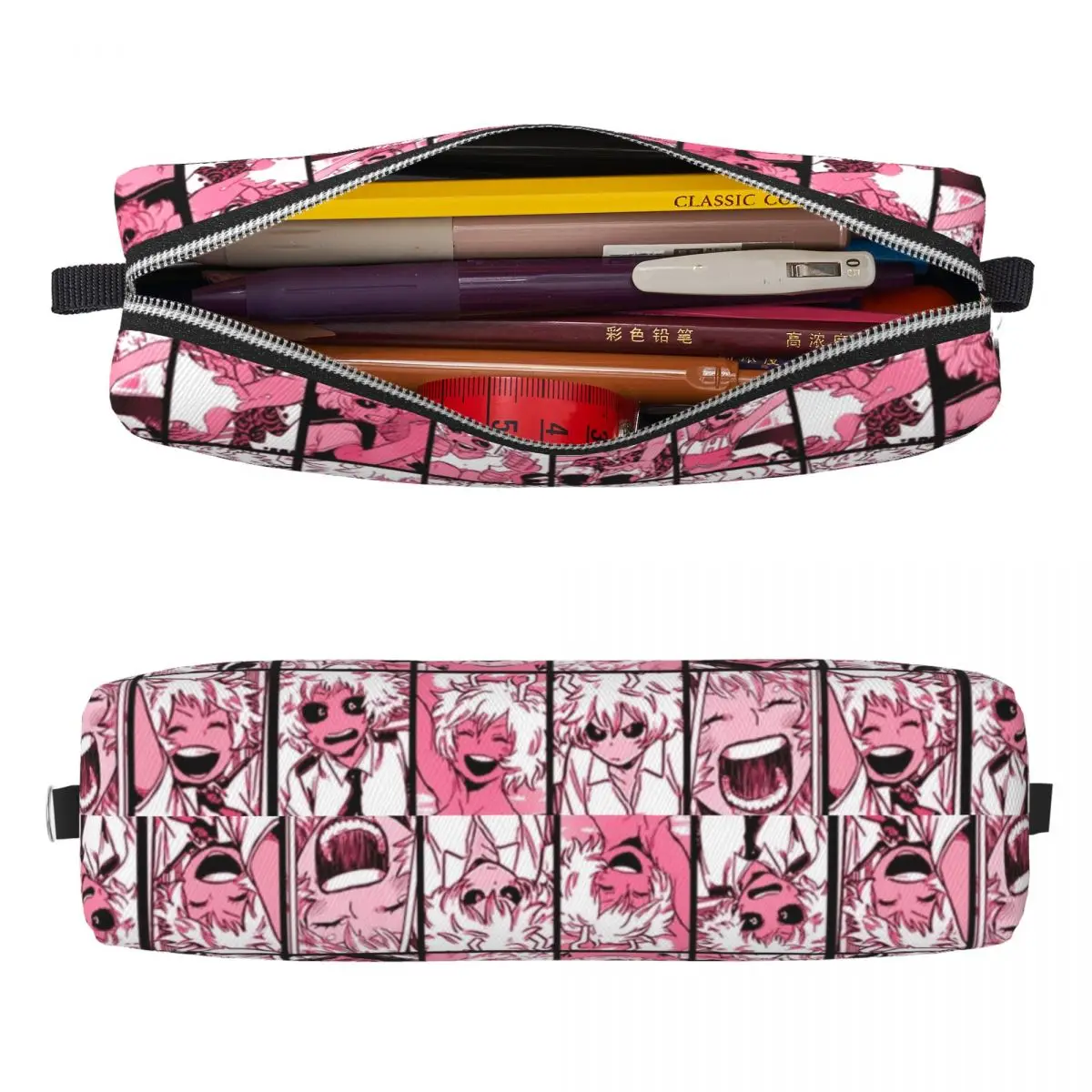 Boku No My Hero Academia أنيمي مقلمة كلاسيكية مينا أشيدو كولاج صندوق القلم حقيبة الفتيات الفتيان اللوازم المدرسية هدية pencelcases