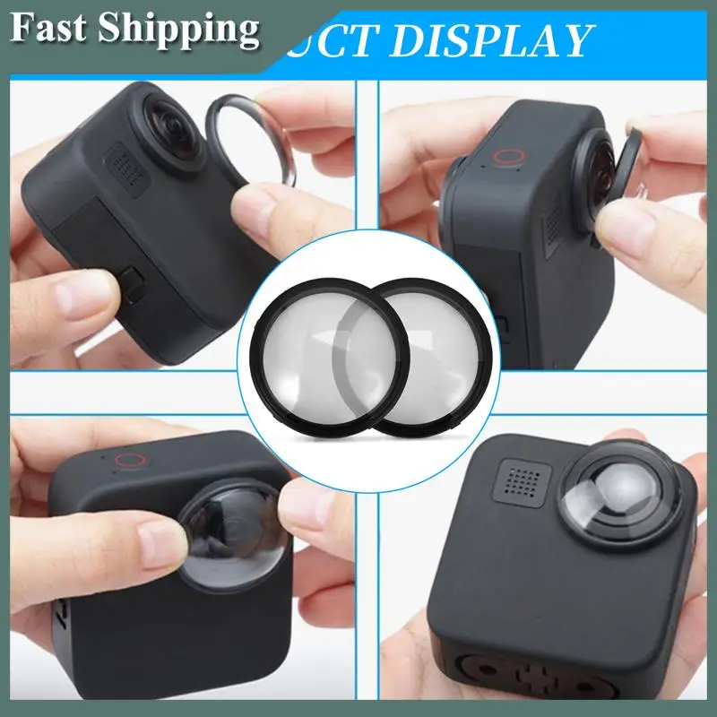 -MEOF lentilles de protection cadre de couverture d'objectif de caméra pour caméra de Sport Gopro Max
