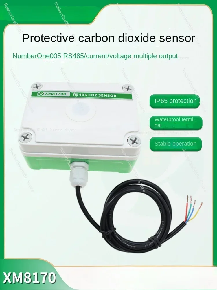 Carbon dioxide sensor variable CO2 gas concentration detector RS485 transmitter high-precision gas detector