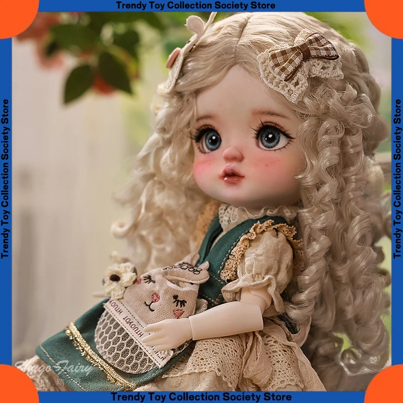 

6-Point Bjd Plums Plum-Shaped Doll Retro Country Style Curly Sd Doll Handcrafted Custom New In Stock Festival Gift