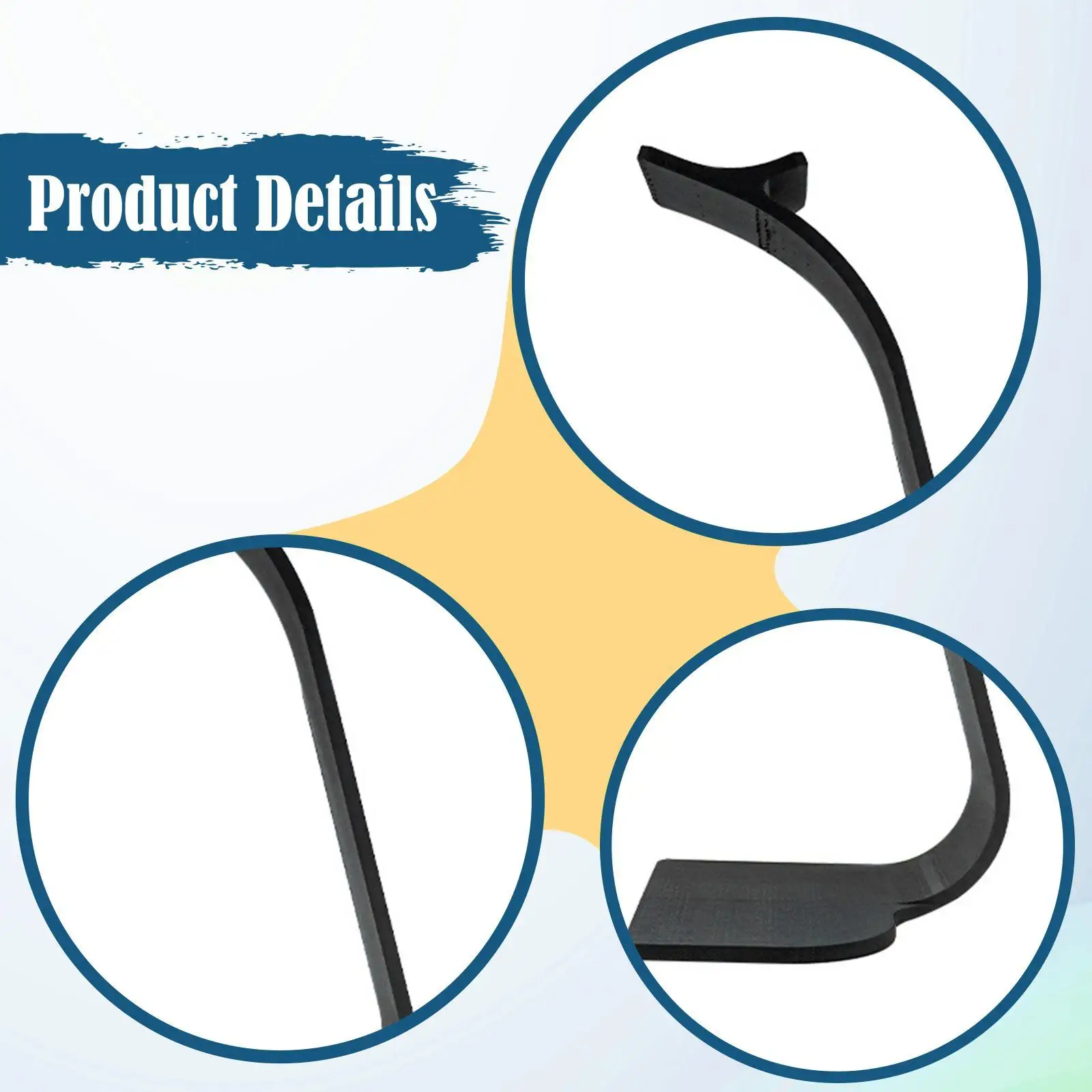 Supporto per cuffie Moderno Stabile per Home Office Organizzatore di archiviazione multiuso Supporto per cuffie da tavolo Espositore per auricolari