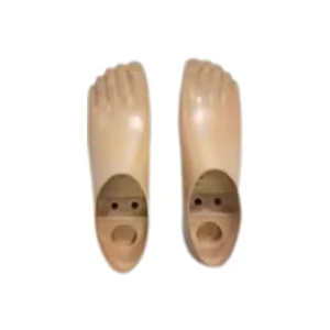 القدم الاصطناعية مقاوم للماء الطبية أجزاء الأطراف السفلية الاصطناعية غطاء للقدم الاصطناعي مخصص غطاء للقدم من ألياف الكربون