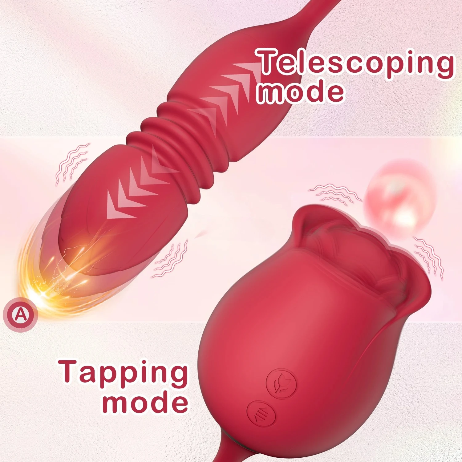 الربت البظر محفز للنساء البظر هزاز مع Thrusting المهبل G-بقعة هزاز الإناث الاستمناء لعبة الجنس للنساء