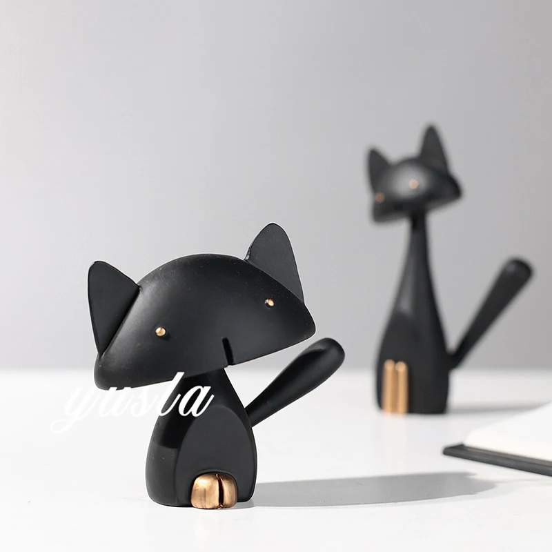 Front Door Entryway Cabinet Adorable Cartoon Figurines TV Console Living Room Sample Room Children's Bedroom Coffee Table Decor