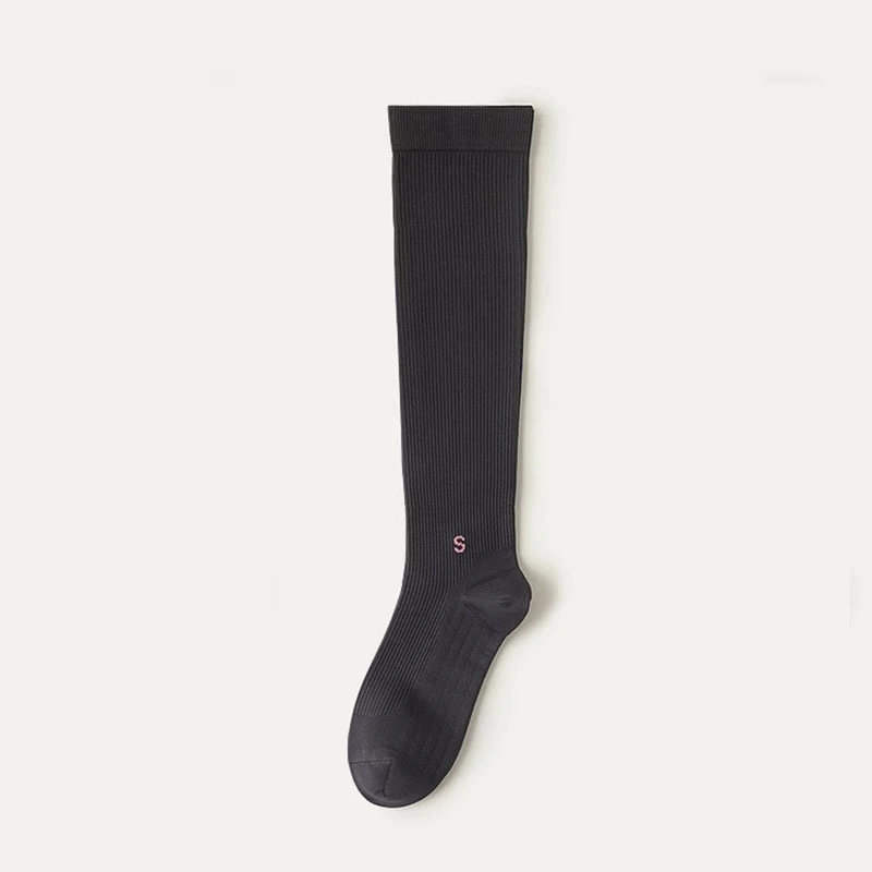 1 Paar professionelle Waden-Kompressionssocken, hohe Elastizität, atmungsaktiv, Komfort, ganzjährig, Laufen, Springseil, Sportsocken – Detail 21