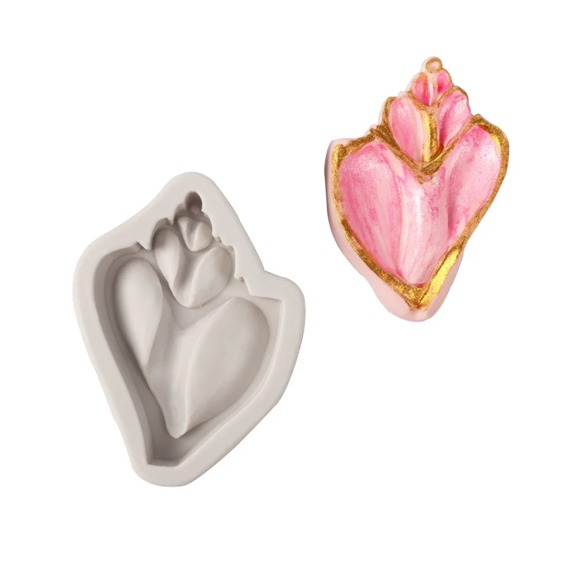 قالب سيليكون محارة حصان البحر Sugarcraft كب كيك الشوكولاته الخبز العفن فندان أدوات تزيين الكعكة