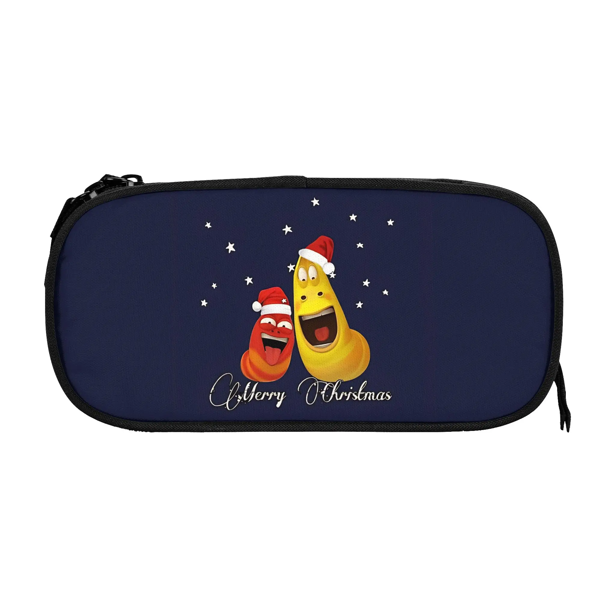 1 Piece Stylish colorful funny insect art  Pencil Case Boys Pen Bag Larva Office Pencil Pouch