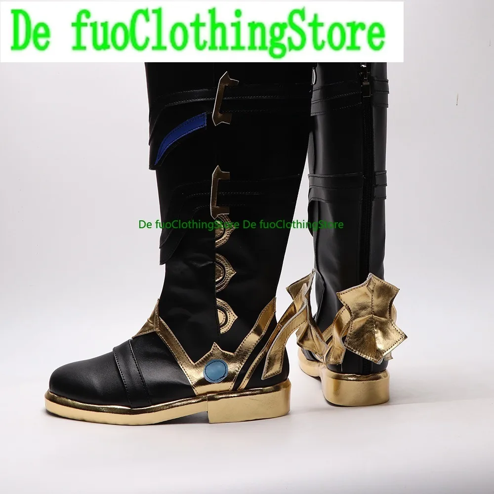 

De Fuo Одежда Обувь Genshin Dr Genshin Impact Dottore Обувь для косплея Сапоги в стиле аниме на заказ Обувь на высоком каблуке Cos Вечеринка Хэллоуин