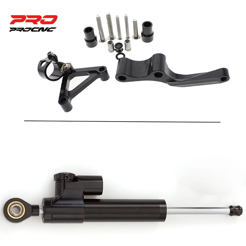 

For Ducati 696 Monster Motorcycle Steering Stabilize Damper CNC Aluminum Bracket Support Mounting Kit
