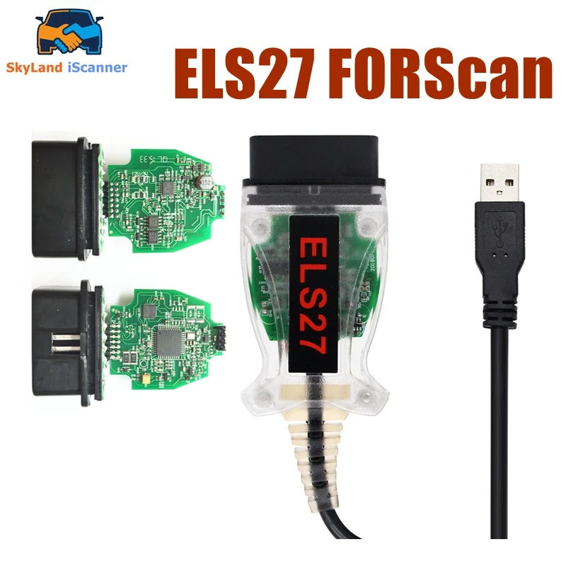 

ELS27 FORScan Scanner V2.3.8 Support ELM327 J2534 OBD2 Diagnostic Cable For Ford/Mazda/Lincoln/Mercury Vehicles Code Read Newest