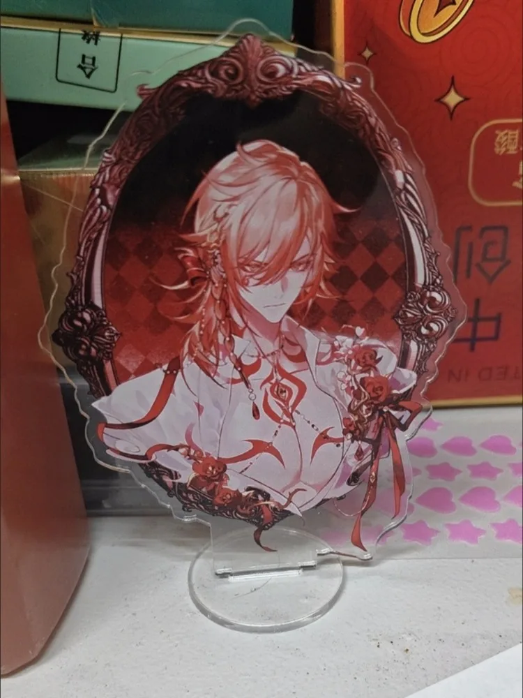 Honkai:Star Rail Mydei European Nobility Anime Stand Acrylic or Badge Cute Desk Decor Kawaii Rain Cartoon Figure Model Toy Gifts