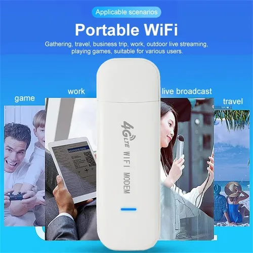 4G LTE Wireless USB Dongle 150Mbps Mobile Broadband Modem Stick 4G SIM Card Hotspot Router for Home Office Wireless WiFi Adapter - View 1 4G LTE Wireless USB Dongle 150Mbps Mobile Broadband Modem Stick 4G SIM Card Hotspot Router for Home Office Wireless WiFi Adapter - View 1