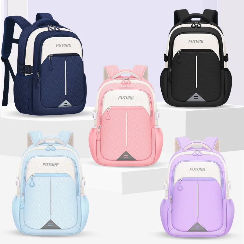 

Детский школьный рюкзак против сколиоза для 1-9 классов, школьный рюкзак большой вместимости для мальчиков и девочек, эргономичный рюкзак для подростков