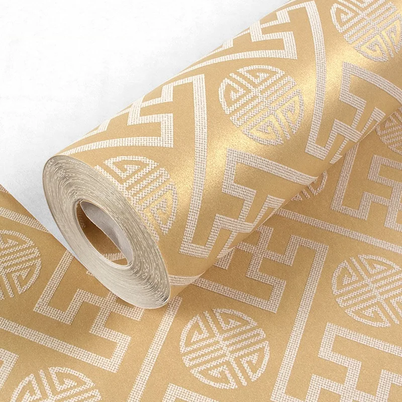 Wallpaper Simple Modern Bedroom Living Room Study Retro Pattern Classical Zen Chinese Style Hotel Wallpaper