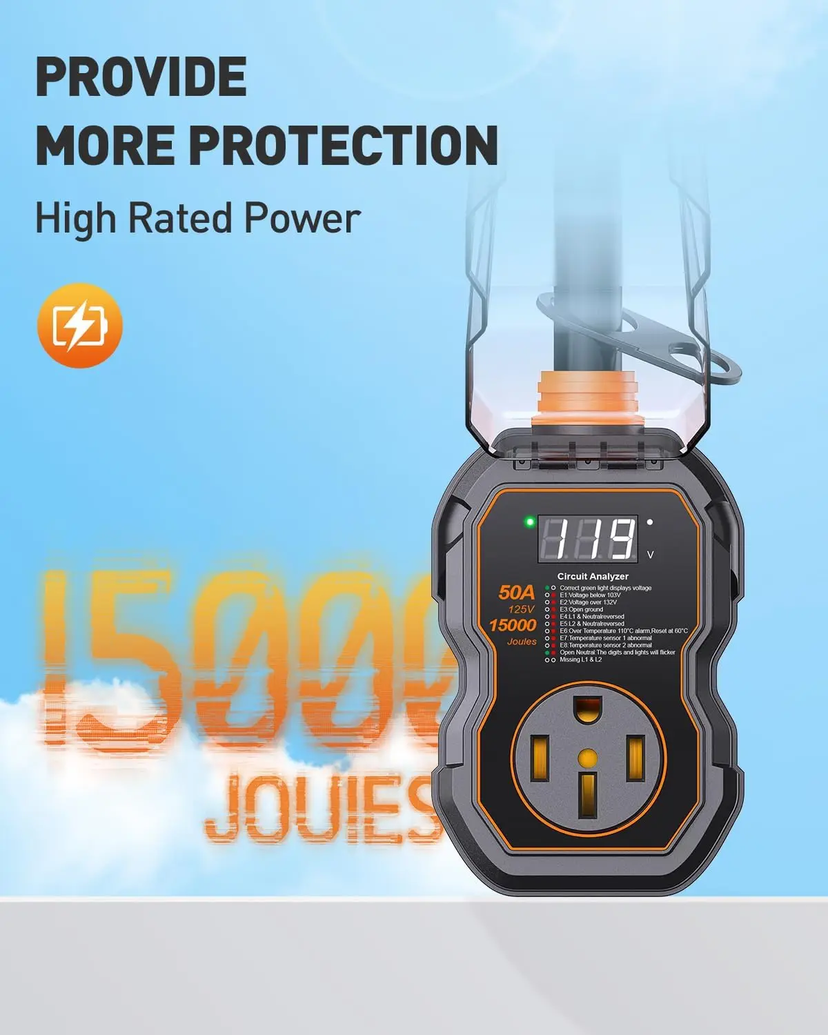 50A Smart RV Surge Protector 2