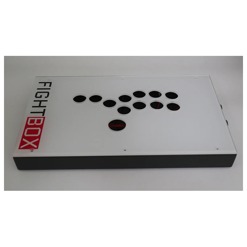 Boîte de contrôleur de jeu d\'arcade de style Hitbox avec câble, prise en charge du panneau de motif d\'art personnalisé, carte de combat modèle F1,