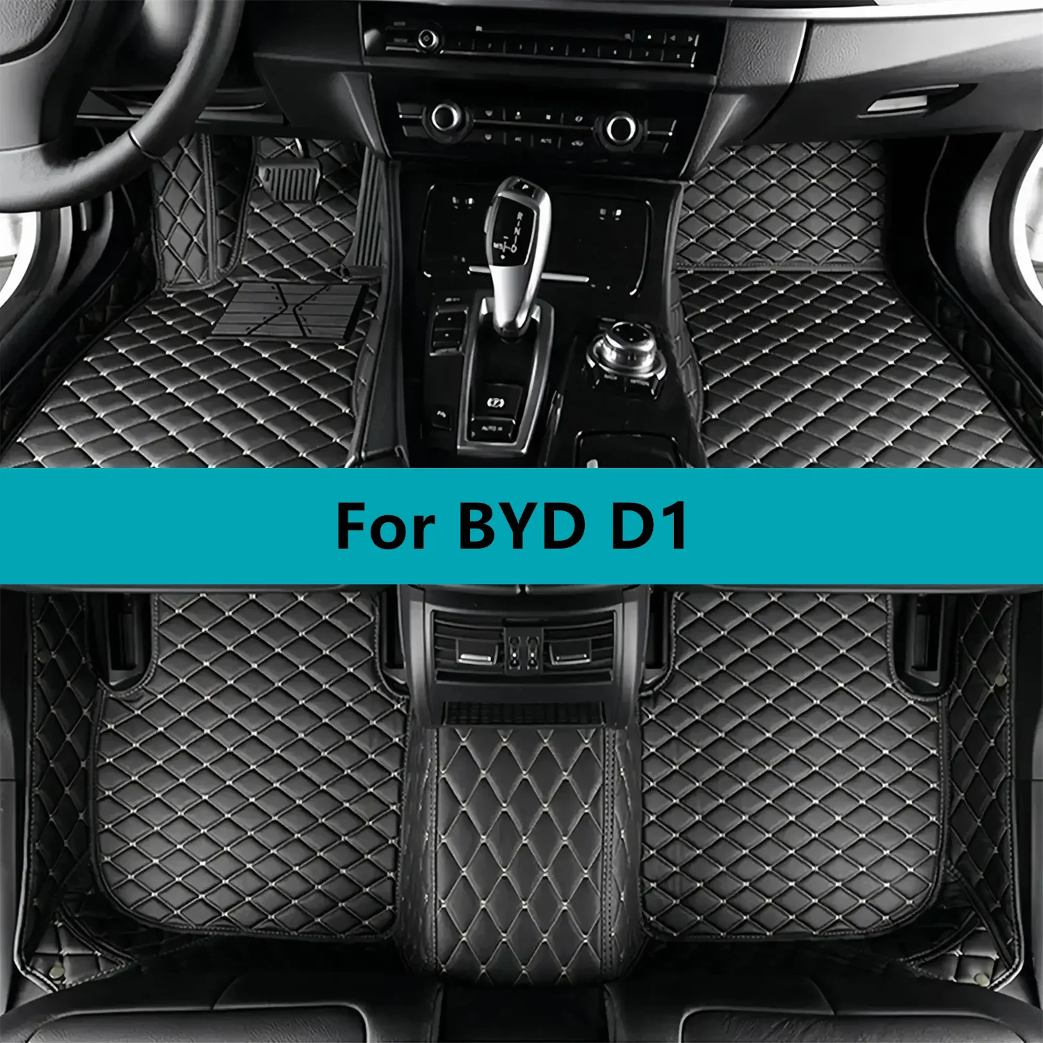 

Car Floor Mats For BYD D1 2020 2021 2022 2023 2024 2025 2026 2027 Custom Leather Waterproof Car Floor Mats Interior Accessories