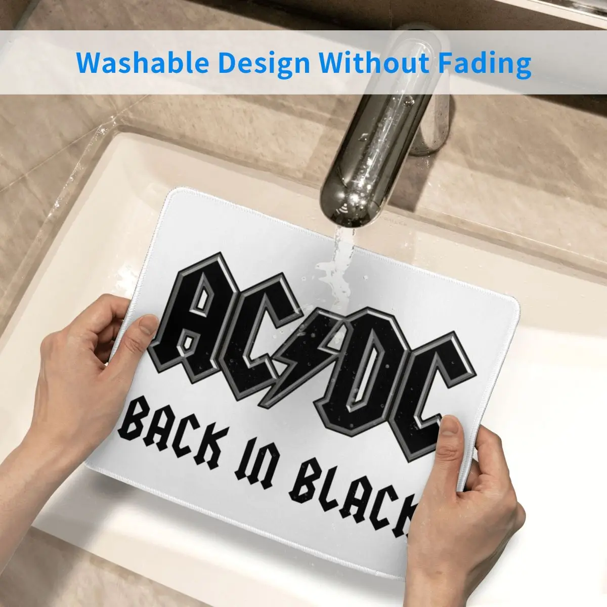 AC DC тяжелый металлический коврик для мыши компьютерная клавиатура коврик для мыши игровой ПК настольный коврик офисные настольные коврики