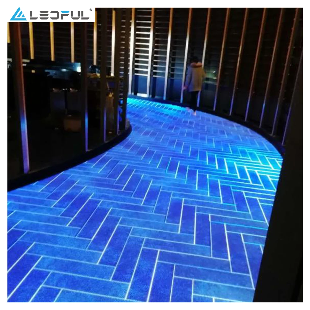Impermeabile IP65 IP67 P2.5 P2.9 P3.91 P4.81 P5.2 P6 P6.25 Touch Interattivo Stage Dance Floor Schermo LED Display da pavimento