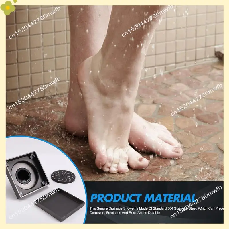 

LDHL погружной слив для ванной комнаты, большой объем, сливная крышка для пола в ванне, инкрустированная плитка, дезодорант, слив в пол D