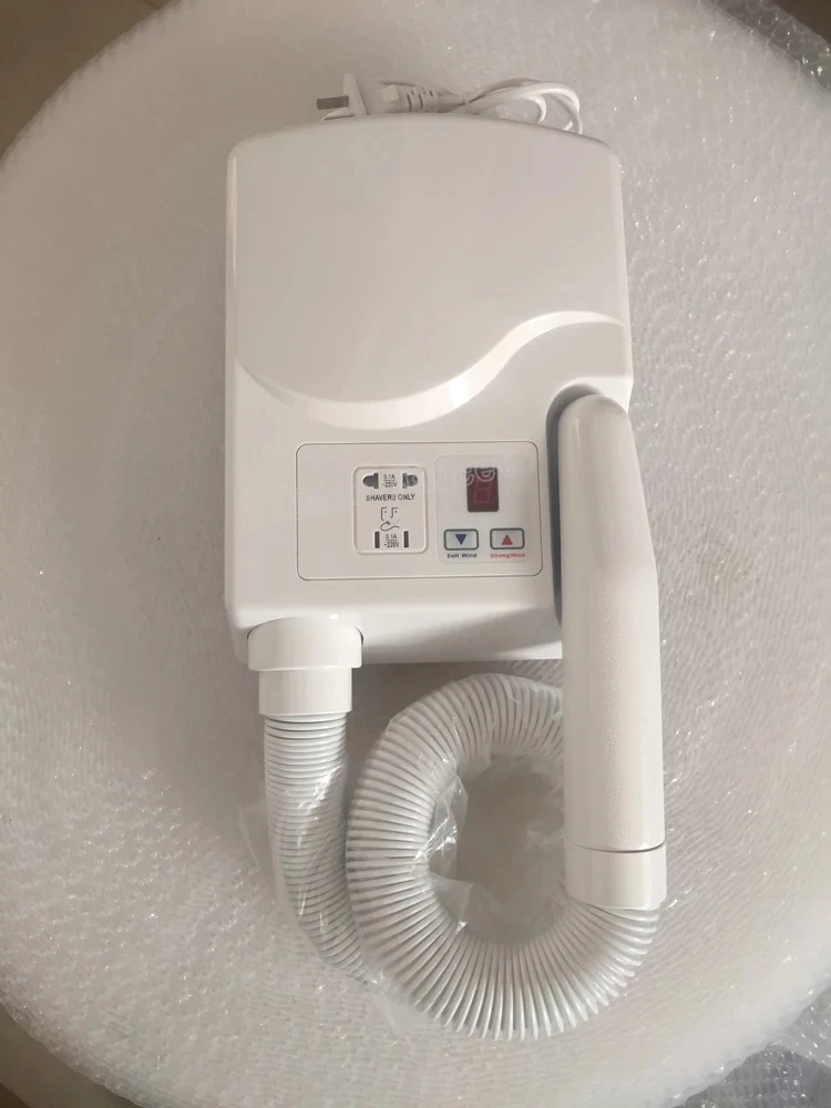 

Wall-mounted skin/hair dryer, bathroom hand dryer, digital display hair dryer with socket